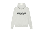 Fear of God Essentials S21 Hoodie Light Heather Oatmeal