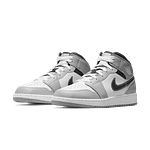 Jordan1 Mid GS 'Light Smoke Grey'