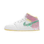 Jordan1 Mid SE GS 'Paint Drip'