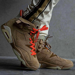 Travis Scott x Air Jordan 6 Retro 'British Khaki'