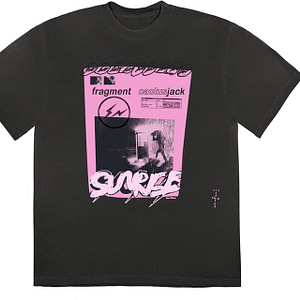 TRAVIS SCOTT CJ FOR FRAGMENT PINK SUNRISE T-SHIRT