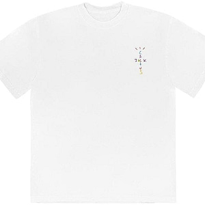 TRAVIS SCOTT X MCDONALD'S CJ SMILE T-SHIRT WHITE