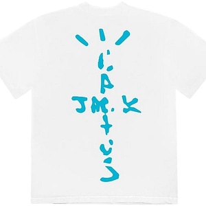 TRAVIS SCOTT X MCDONALD'S JACK SMILE T-SHIRT WHITE