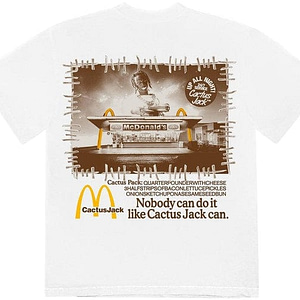 TRAVIS SCOTT X MCDONALD'S VINTAGE ACTION T-SHIRT WHITE