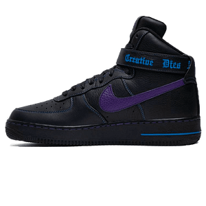 Vlone x Air Force 1 High 'Purple Swoosh' Sample