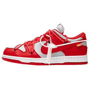 OFF-WHITE x Dunk Low 'University Red'