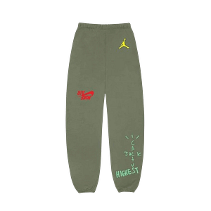 Travis Scott Jordan Cactus Jack Highest Sweatpant 'Olive'