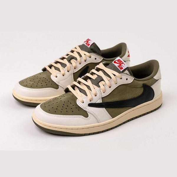 Travis Scott x Air Jordan 1 Low OG “Medium Olive”