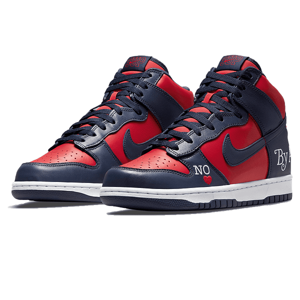 Dunk High SB 'By Any Means - Red Navy'