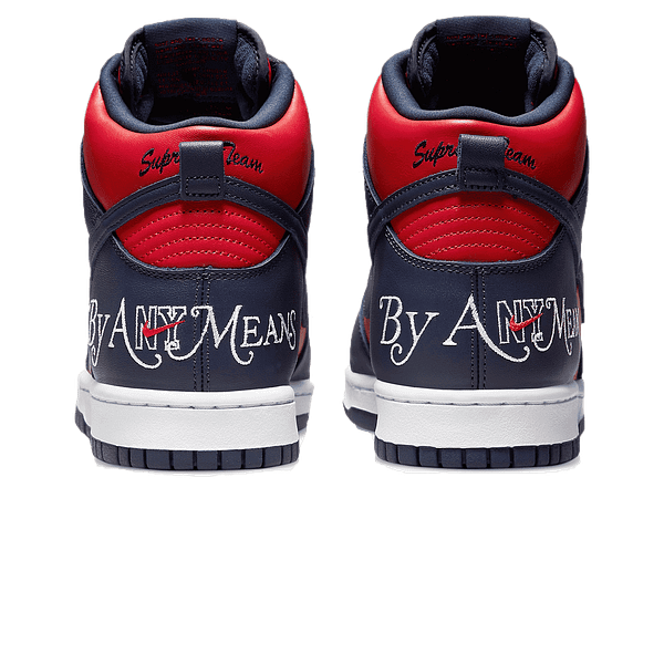 Dunk High SB 'By Any Means - Red Navy'