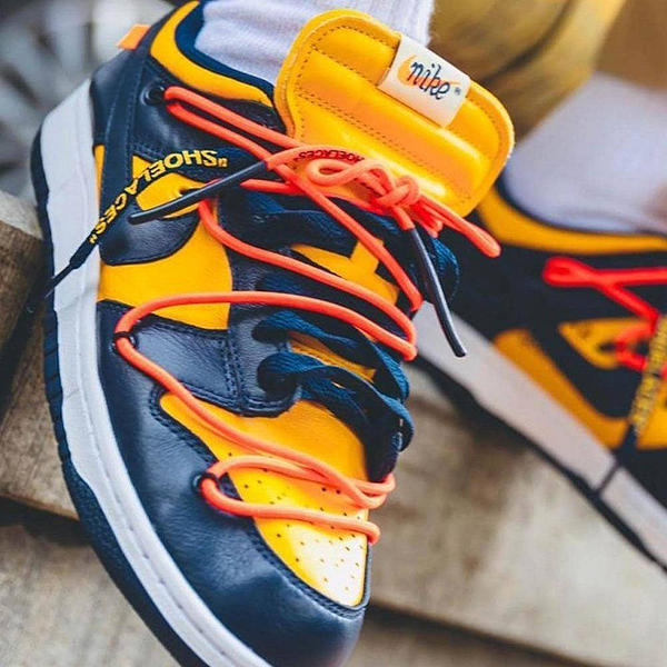 OFF-WHITE x Dunk Low 'University Gold'