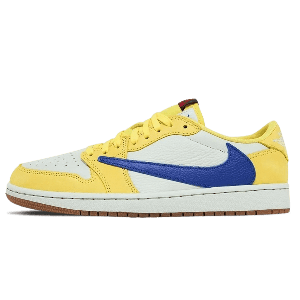 Travis Scott X Hoobuy Jordan 1 Low Og Canary