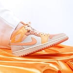 Air Jordan 1 Mid Apricot Orange