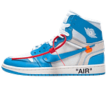 Off-White x Hoobuy Jordan 1 NRG UNC The Ten