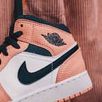 Hoobuy Jordan 1 Mid Pink Quartz