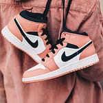 Hoobuy Jordan 1 Mid Pink Quartz