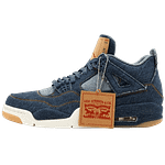 Levis x Hoobuy Jordan 4 Retro "Navy"