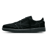 Hoobuy Jordan 1 Low x Travis Scott Black Phantom