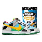 Ben & Jerry's x Hoobuy Nike Dunk Low SB 'Chunky Dunky' Special Ice Cream Box