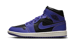 Air Jordan 1 Mid Purple Black