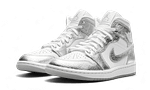 Air Jordan 1 Mid Crinkled Chrome