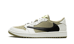 Hoobuy Air Jordan 1 Retro Low Golf Travis Scott Neutral Olive