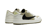 Hoobuy Air Jordan 1 Retro Low Golf Travis Scott Neutral Olive