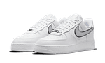 Hoobuy Nike Air Force 1 Low Essential White Metallic Silver