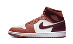 Hoobuy Jordan 1 Mid Dusty Peach Night Maroon