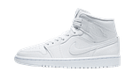 Hoobuy Jordan 1 Mid White Snakeskin