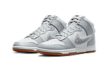 Hoobuy Nike Dunk High Retro Chenille Swoosh White Grey