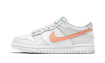 Hoobuy Nike Dunk Low White Bone Peach Aqua