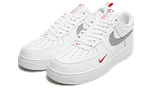 Pandabuy Air Force 1 Low White Red Mini Swoosh