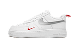 Pandabuy Air Force 1 Low White Red Mini Swoosh