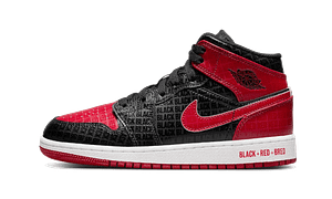 Air Jordan 1 Mid Bred Text