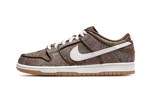 SB Dunk Low Paisley Brown