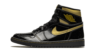 Air Jordan 1 High Black Metallic Gold