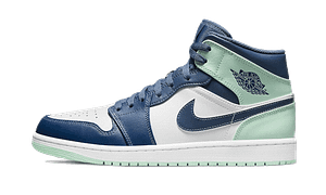 Hoobuy Air Jordan 1 Mid Mystic Navy Mint Foam