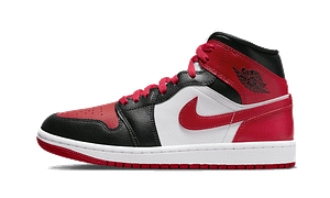 Hoobuy Air Jordan 1 Mid White Bred Toe