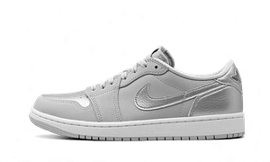 Hoobuy Air Jordan 1 Low OG Metallic Silver