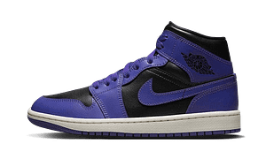 Hoobuy Air Jordan 1 Mid Purple Black