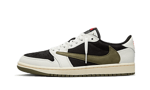 Hoobuy Air Jordan 1 Retro Low AND SP Travis Scott Olive