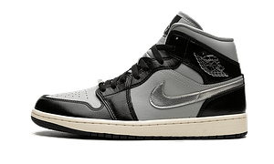 Hoobuy Air Jordan 1 Mid Black Chrome