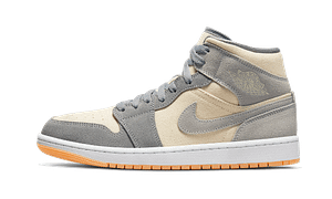 Hoobuy Air Jordan 1 Mid Coconut Milk Particle Grey