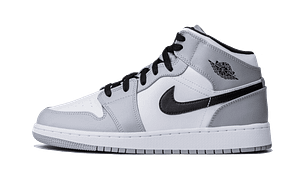 Hoobuy Air Jordan 1 Mid Light Smoke Grey