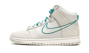 Hoobuy Dunk High First Use Light Bone Green Noise