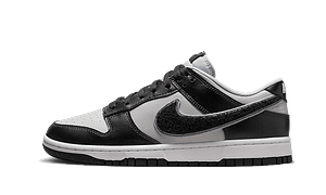 Hoobuy Dunk Low Chenille Swoosh Grey Black