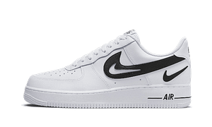 Hoobuy Air Force 1 Low '07 FM Cut Out Swoosh White Black