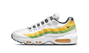 Hoobuy Nike Air Max 1 95 Essential White Green Apple Tour Yellow