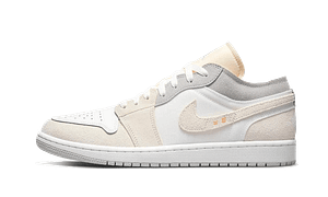 Hoobuy Jordan 1 Low Inside Out Cream White Light Grey